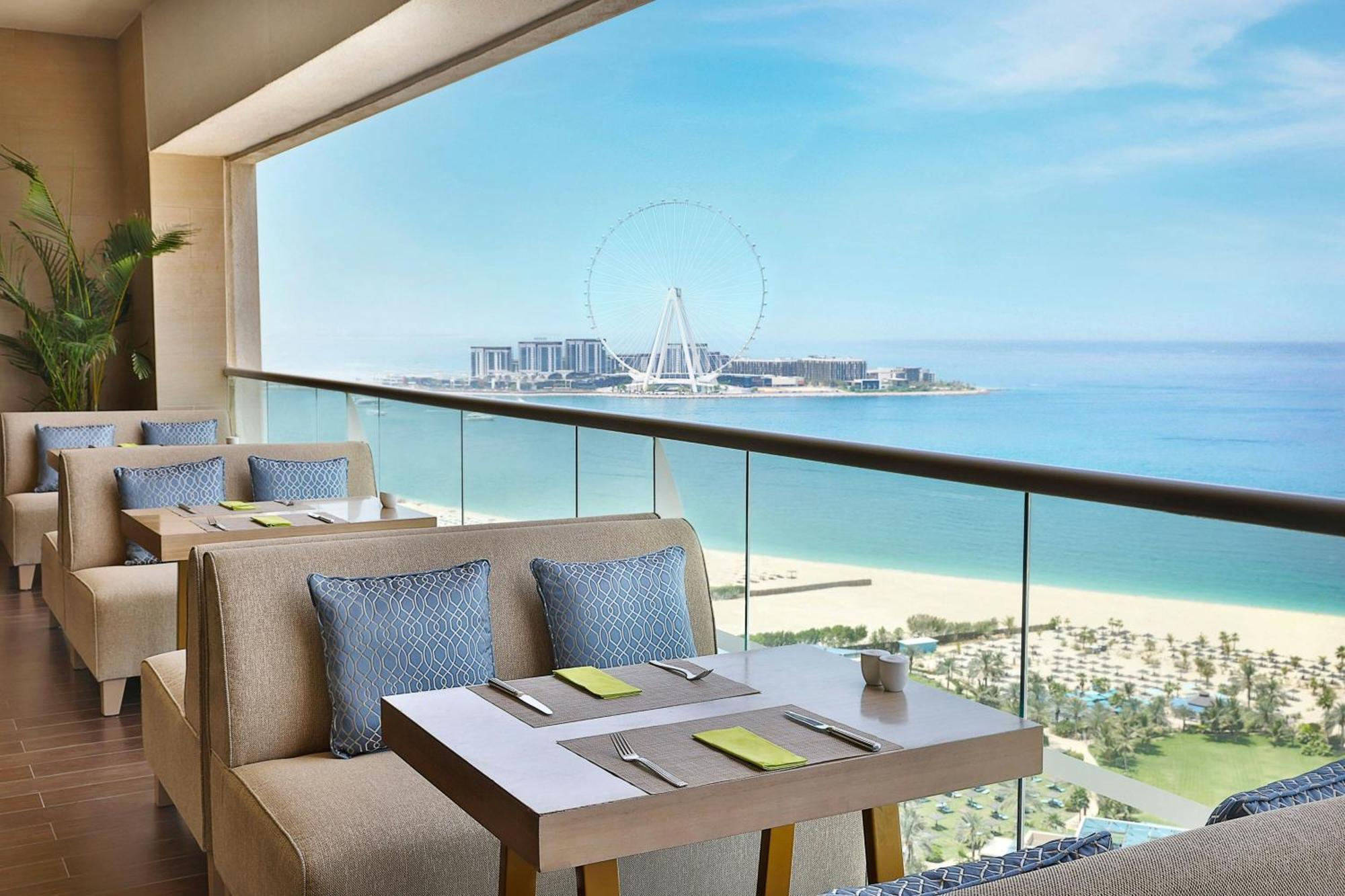 합투어 그랜드 리조트, 오토그래프 콜렉션 두바이 외부 사진 View of the Palm Jumeirah from the Westin