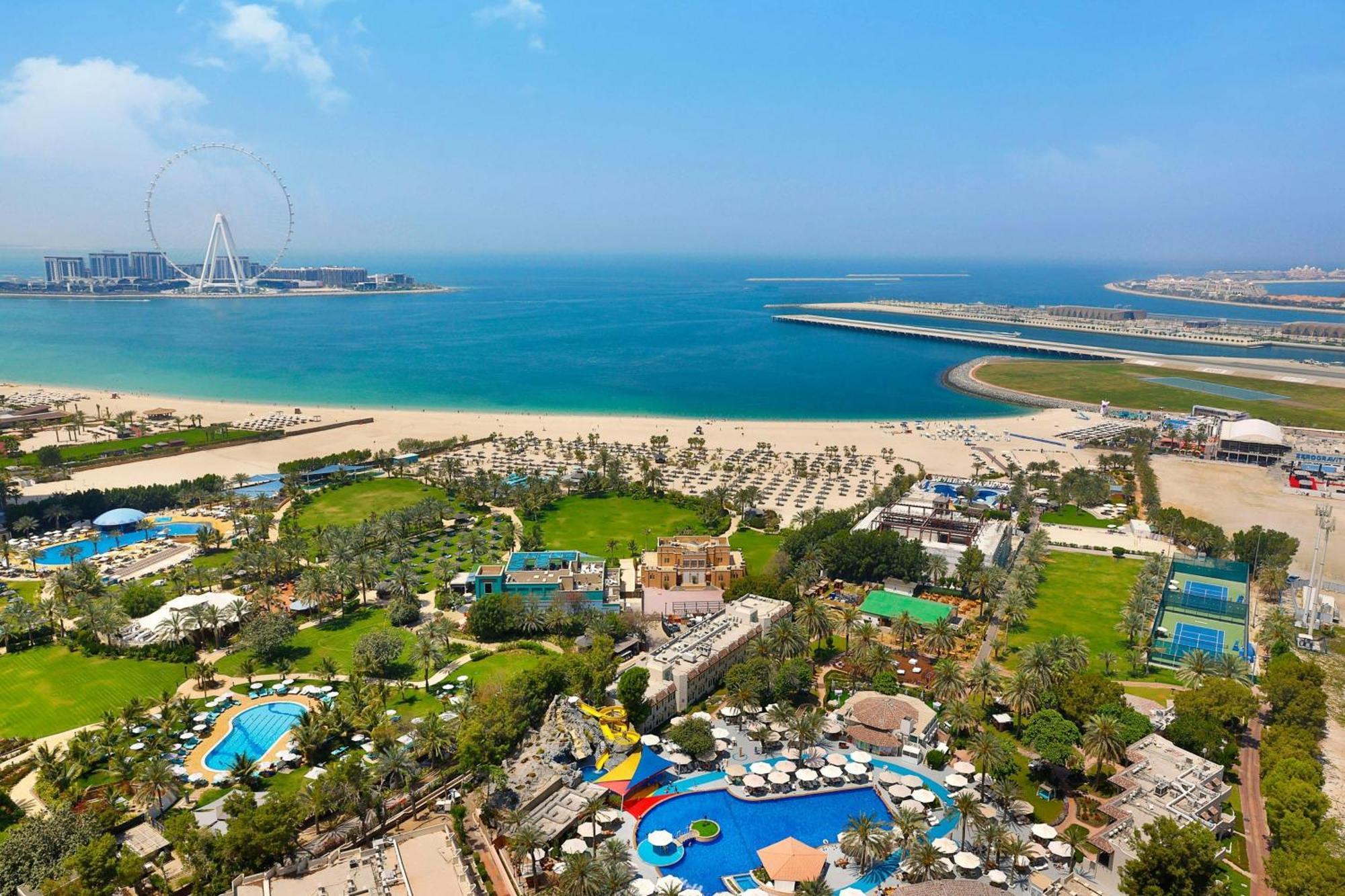 합투어 그랜드 리조트, 오토그래프 콜렉션 두바이 외부 사진 Aerial view of Jumeirah Beach Hotel